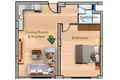Квартира 2 комнаты 86 м² Trikomo, Северный Кипр
