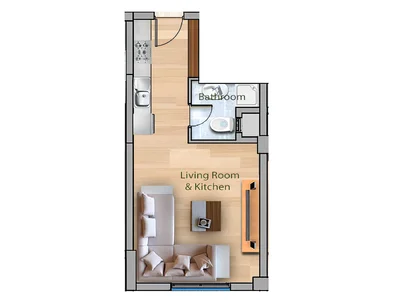 Studio apartment 